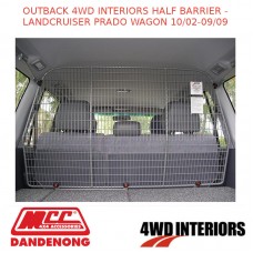 OUTBACK 4WD INTERIORS HALF BARRIER - LANDCRUISER PRADO WAGON 10/02-09/09